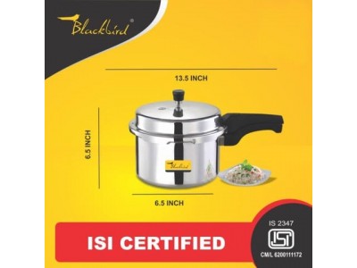 Rallison Black Bird Aluminium Pressure Cooker 3L