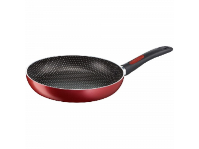 Tefal Simply Chef Set KTF (Kadai 24, Tawa 26, Fry Pan 24, Lid Spatula) Rio Red