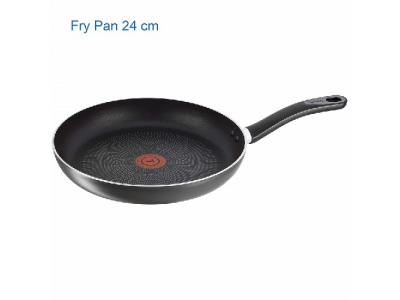 TEFAL DELICIA SET TFK (TAWA 26, FRYPAN 24, KADAI 24, LID, SPATULA) GREYISH BLACK