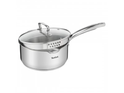 Tefal Duetto Plus Sauce Pan 18 cm with Glass Lid SS