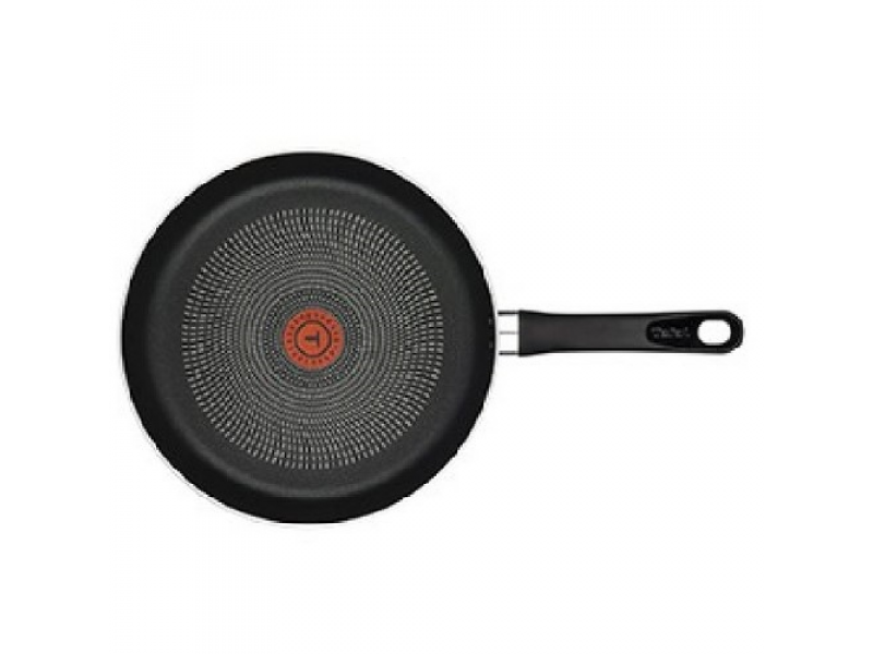 TEFAL FLAT TAWA 28 CM  GREYISH BLACK DELICIA