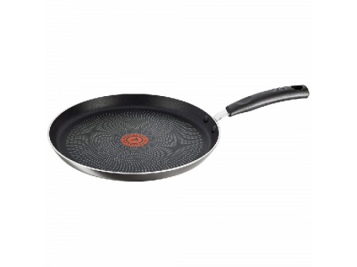 TEFAL FLAT TAWA 28 CM  GREYISH BLACK DELICIA