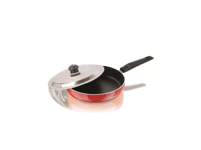 Nirlon Fry Pan with Steel Lid - 12